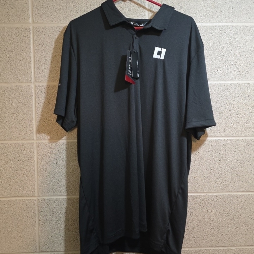 Travis Mathew Polo Golf Shirt Men’s XXL Prestige Pure TM1MU410 NWT Dell Embroid